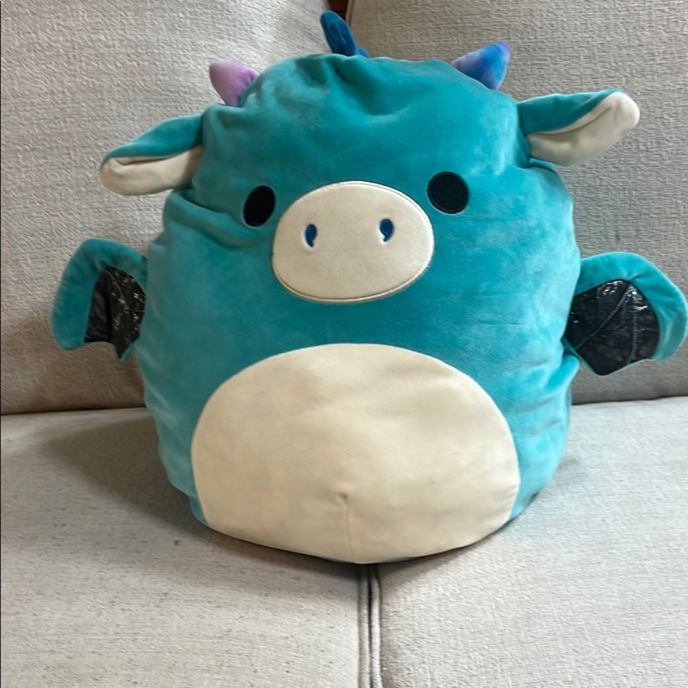 Squishmallows Teal Dragon Plush 20 inch